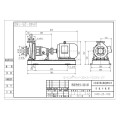 Packing seal 2.2kw IP56 chemical stainless acid resistant pumps